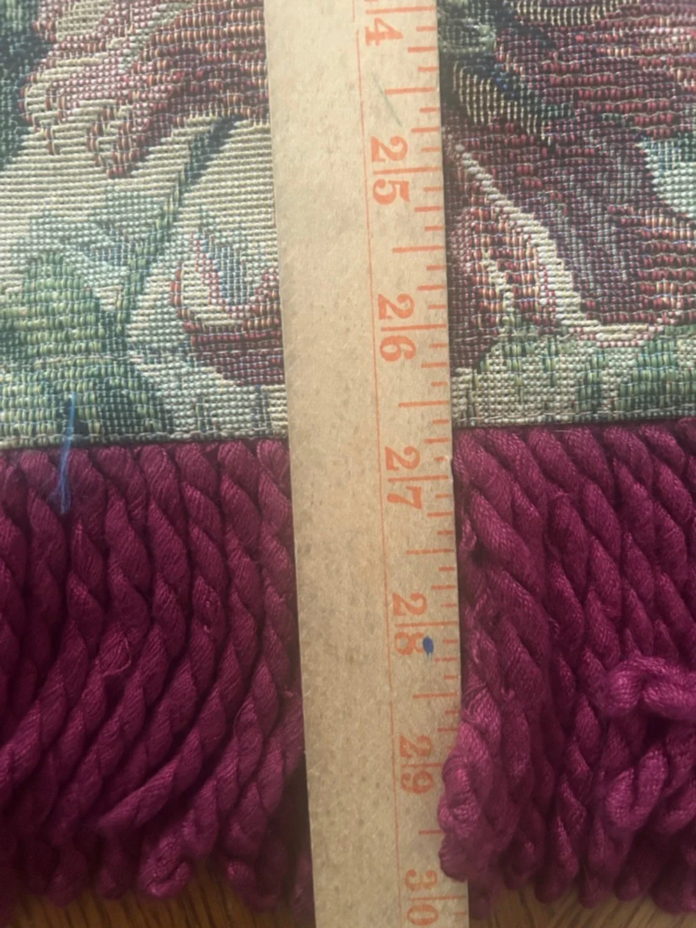 Vintage Floral Tapestry Table Runner